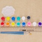 厂家批发 3毫升5毫升 6连体丙烯颜料儿童DIY彩绘涂鸦绘画美术颜料